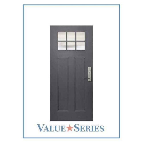 Henson | ValueSeries | Craftsman 6-lite SDL Mahogany LH SMK 6.5 | 6'8" Tall - FG6366LE-SDL6-HEN-LH-SMK-65-83475092