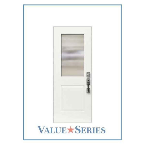 ValueSeries | 1/2 Lite Smooth 1 Lite Flush Glazed Clear Glass | 6'8