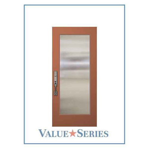 ValueSeries | Henson Full Lite 1 Lite Flush Glazed Mah RH WHT 6.5 | 6'8 - DFVFPCL1-HEN-RH-WHT-65-83402111