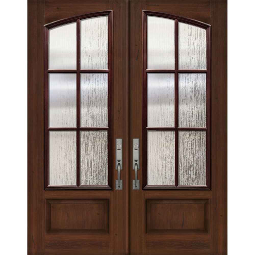 FiberCraft | Square Top Arch Double 6 Lite SDL | 8' Tall - MCR93000-SDL6