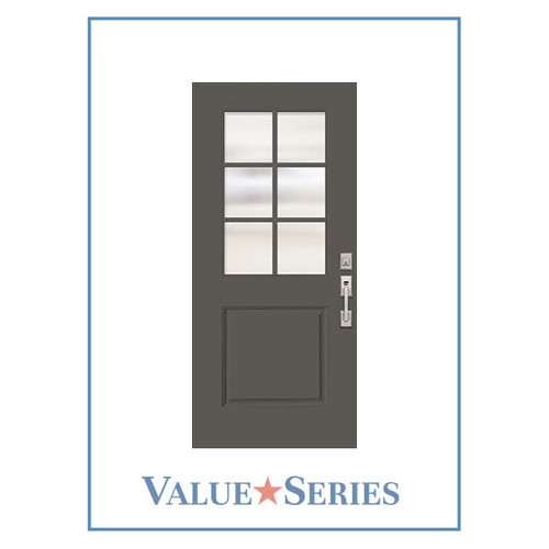 ValueSeries | Half Lite 6 Lite SDL Smooth Flush Glazed Clear Glass | 6'8