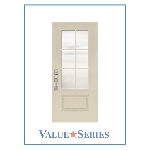 ValueSeries | 3/4 Lite 6 Lite SDL Flush Glazed | 6'8" Tall