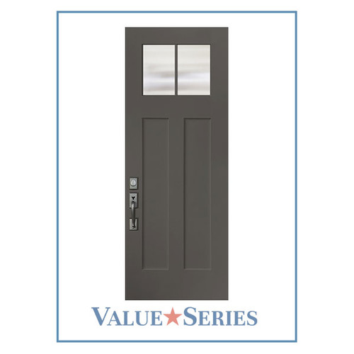 ValueSeries | Craftsman Shaker 2 Lite Smooth Wide View | 8'0 Tall