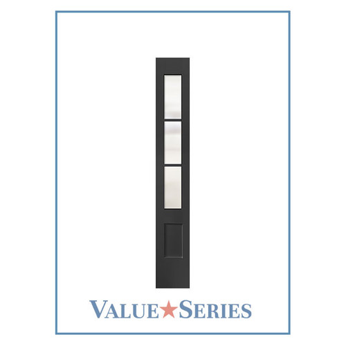 Sidelite | ValueSeries| Smooth 3/4 Lite Wide View Sidelite Clear LowE | 6'8 - FG73662LE-WDV