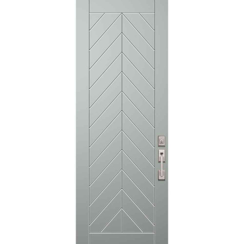 FiberCraft | Chevron Smooth Solid Contemporary | 8' Tall - MSMCV3080