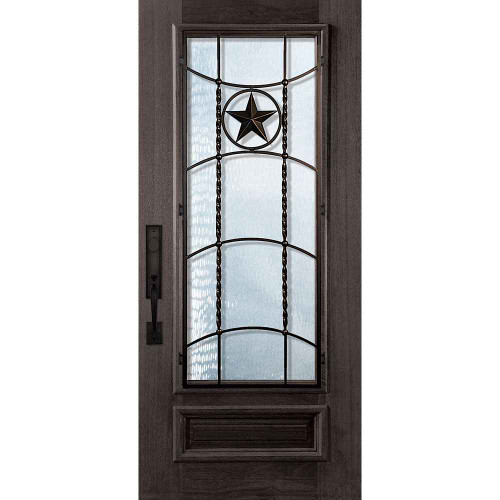 WoodCraft | 3/4 Lite Texan WI Grille | 6'8" Tall - P08000WT