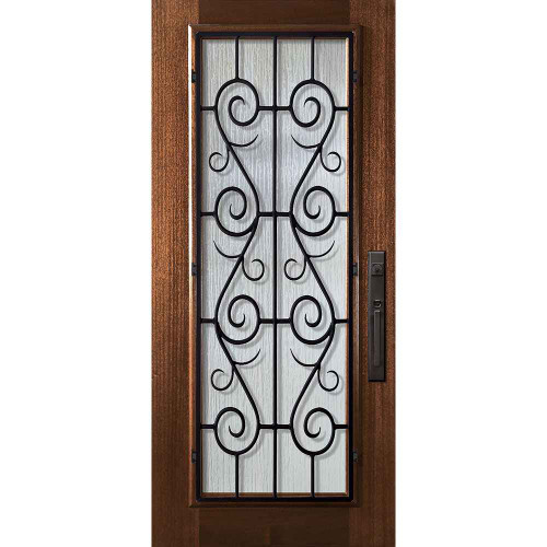 WoodCraft | Full Lite St. Charles WI Grille | 6'8" Tall - P09000WS