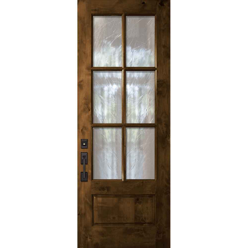 WoodCraft | 6 Lite TDL Knotty Alder | 8' Tall - ED8355IG
