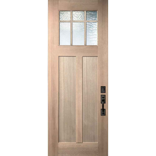 WoodCraft | Craftsman Marginal 6-Lite SDL 2 Panel | 8' Tall - CD3080D6M2P