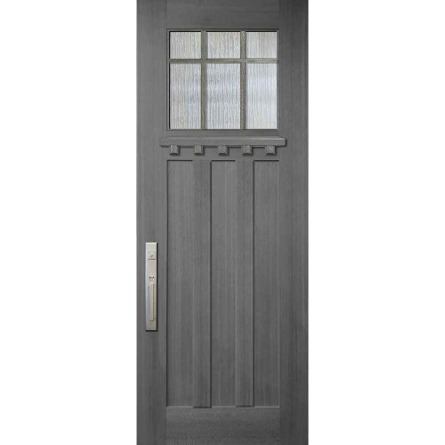 WoodCraft | Craftsman Marginal 6-Lite SDL 3 Panel | 8' Tall - CD3080D6M3P