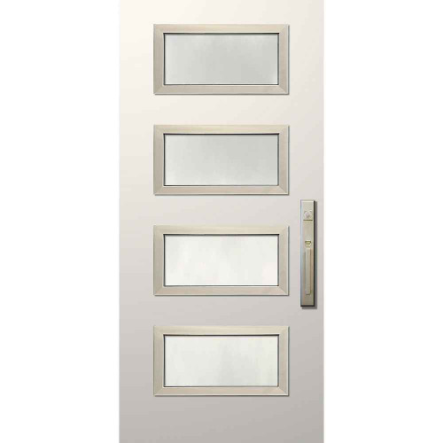 FiberCraft | Santa Monica 4 Lite Contemporary with Aluminum Frame | 6'8" Tall - MSDSMAL3068
