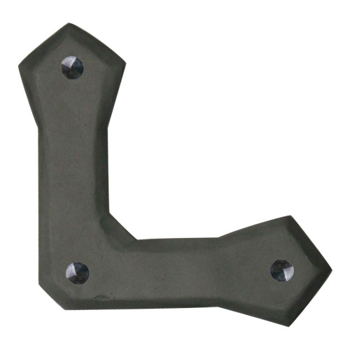 Other Products | 6" Madrid/Canterbury Black Corner Strap | Straps - CS4