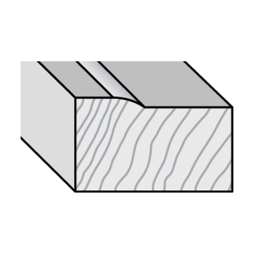 Other Products | Knotty Alder Single Door Arch Top Brick Mould Header | Knotty Alder Components - ECBKA28