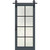 BarnCraft | 8 Lite Full Lite MDF & Glass Sliding Door | - BDMDF2868F8LT