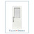 Henson | ValueSeries | 1/2 Lite with Blinds HEN LH | 6'8" Tall - DFVH1-BL-HEN-LH