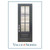 Henson | ValueSeries | 3/4 Lite 6 Lite SDL Flush Glazed DBL BLK LH 6.5 FRNCH | 8'0 Tall - DFV834D62CL-HEN-LH-BLK-65-83376260