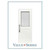 Henson | ValueSeries | 1/2 Lite with Blinds RH BLK 6.5 | 6'8" Tall - DFVH1-BL-HEN-RH-BLK-65-83610803