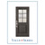ValueSeries | 1/2 Lite Mahogany 1 Lite Flush Glazed Clear Glass | 6'8
