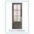 ValueSeries | 3/4 Lite 6 Lite Flush Glazed Shaker Wide View | 8'0 Tall