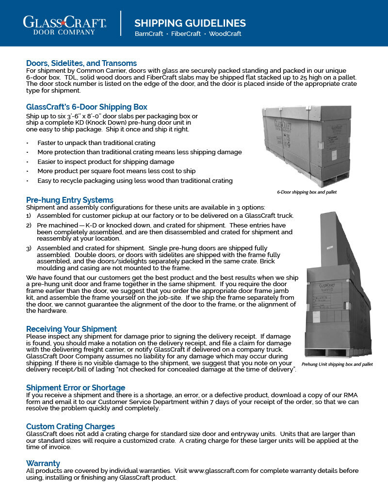 Shipping Guidelines cover