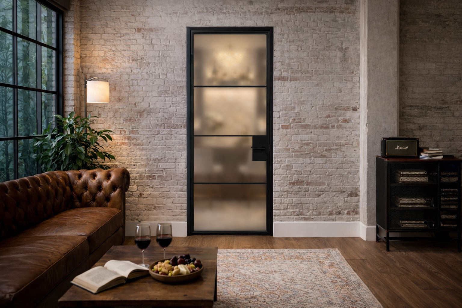 Steel Interior Pre-Hung Door showcasing sizes and configuration options