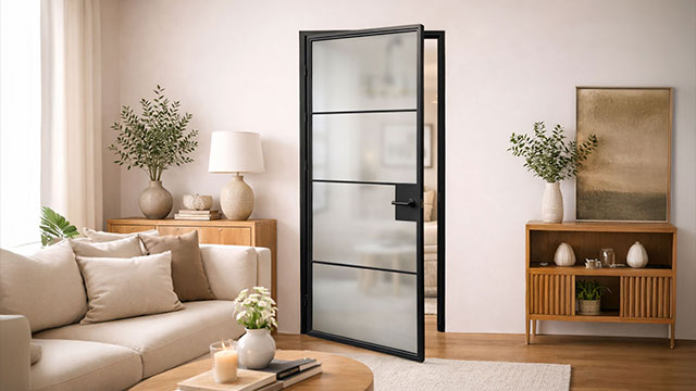 Steel Interior Pre-Hung Doors from GlassCraft | Modern Steel, Fast Install