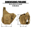 Sidekick Sling Pack Dimensions
