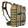 Large Rebel Assault Pack - Coyote with Olive Drab Webbing - Side