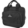 Deluxe Double Pistol Case - Front Left - Black