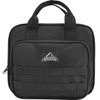 Deluxe Double Pistol Case - Front - Black