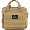 Deluxe Double Pistol Case - Front - Coyote