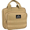 Deluxe Double Pistol Case - Front Right - Coyote