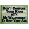 Morale Patch - Don't Confuse Your Rank