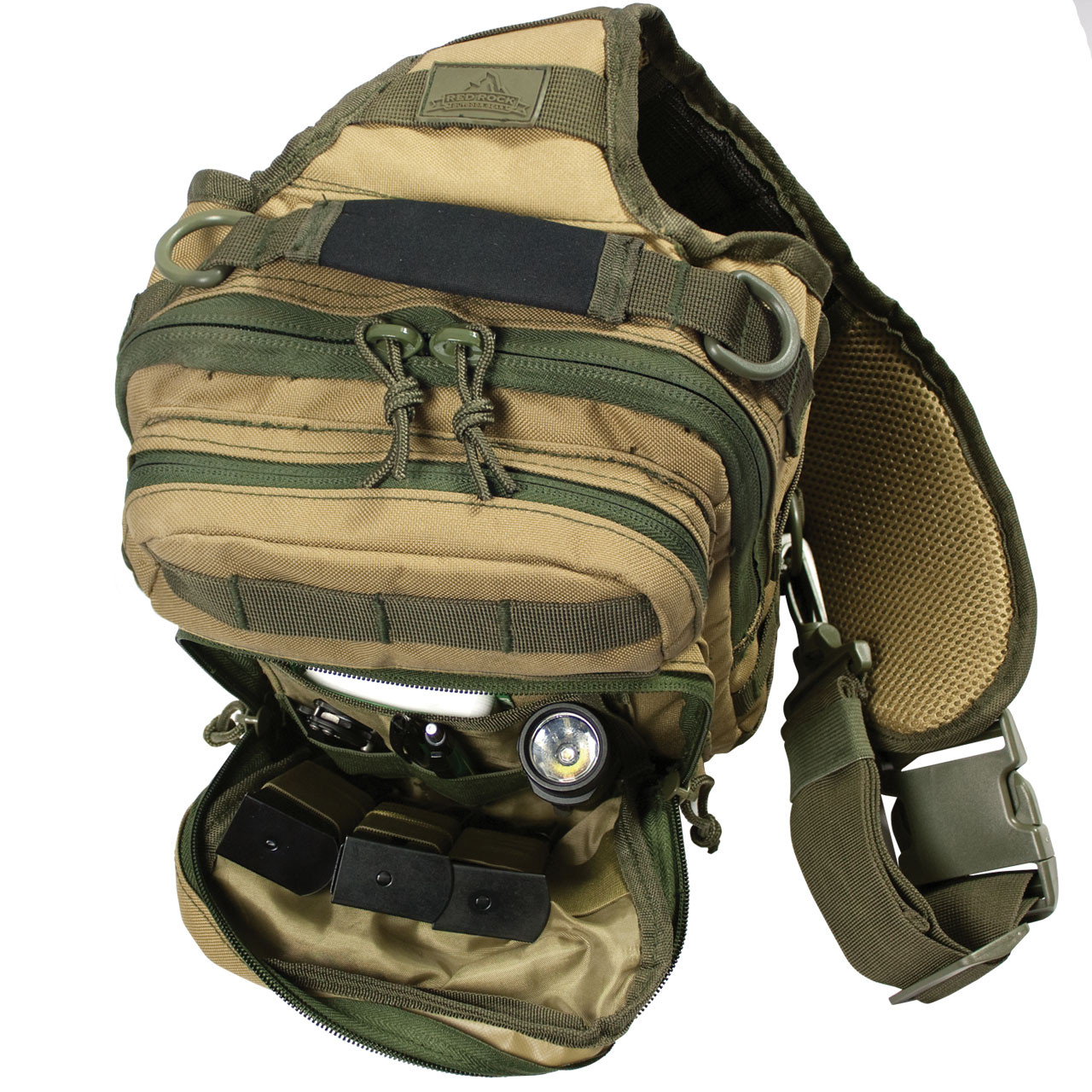 Rover Sling Pack - Front Pocket Loaded