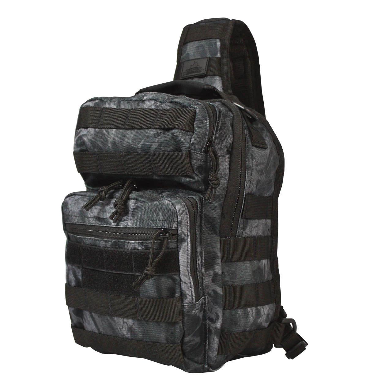 Rover Sling Pack - PRYM1 Black Out Camo - Front Left