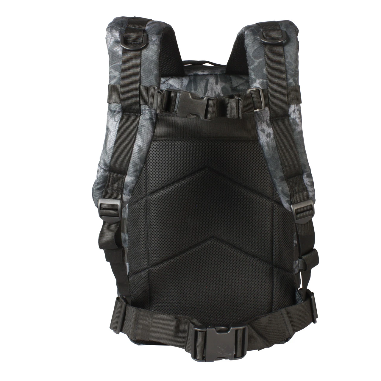 Large Assault Pack - PRYM1 Black Out Camo - Back