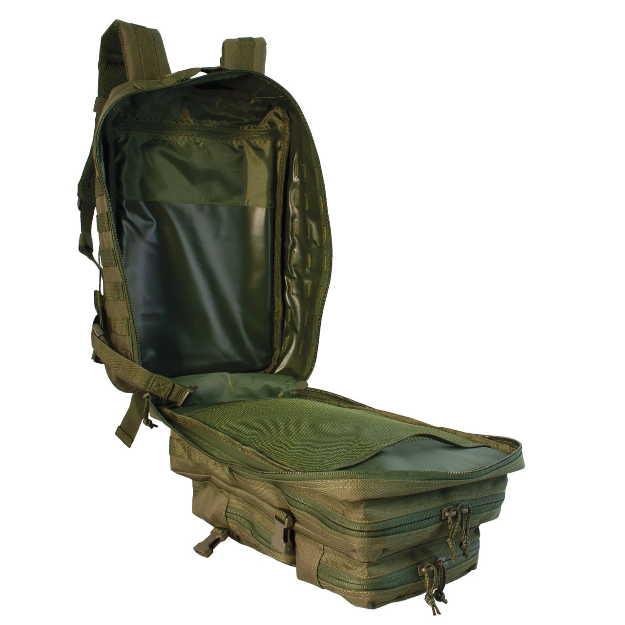Large Assault Pack - Olive Drab - Inside Main