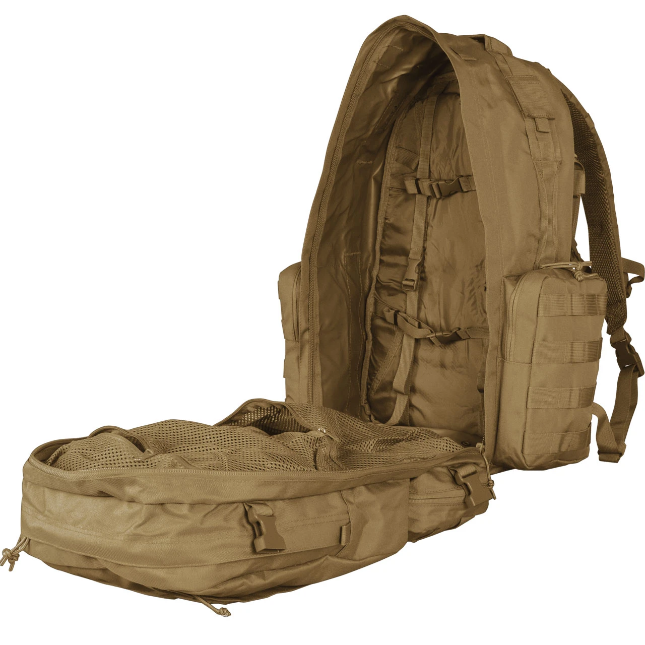 Diplomat Backpack - Coyote - Inside Main
