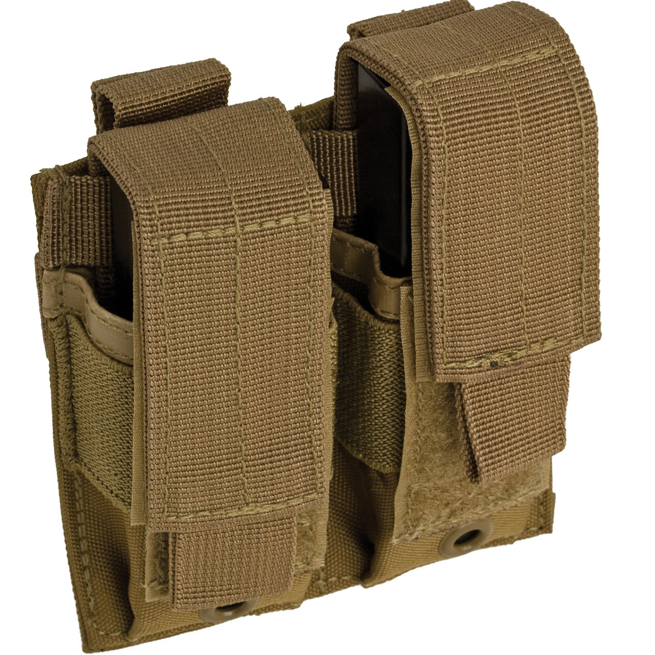 Double Pistol Mag Pouch - Coyote