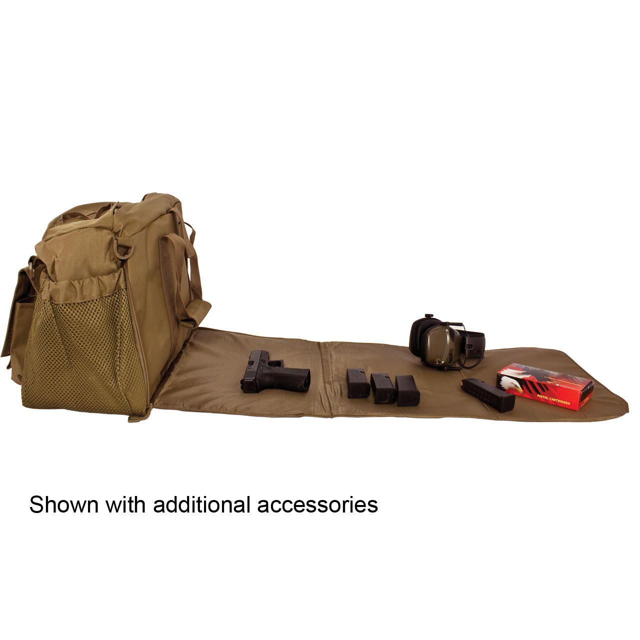 Deluxe Range Bag - Coyote - Opened