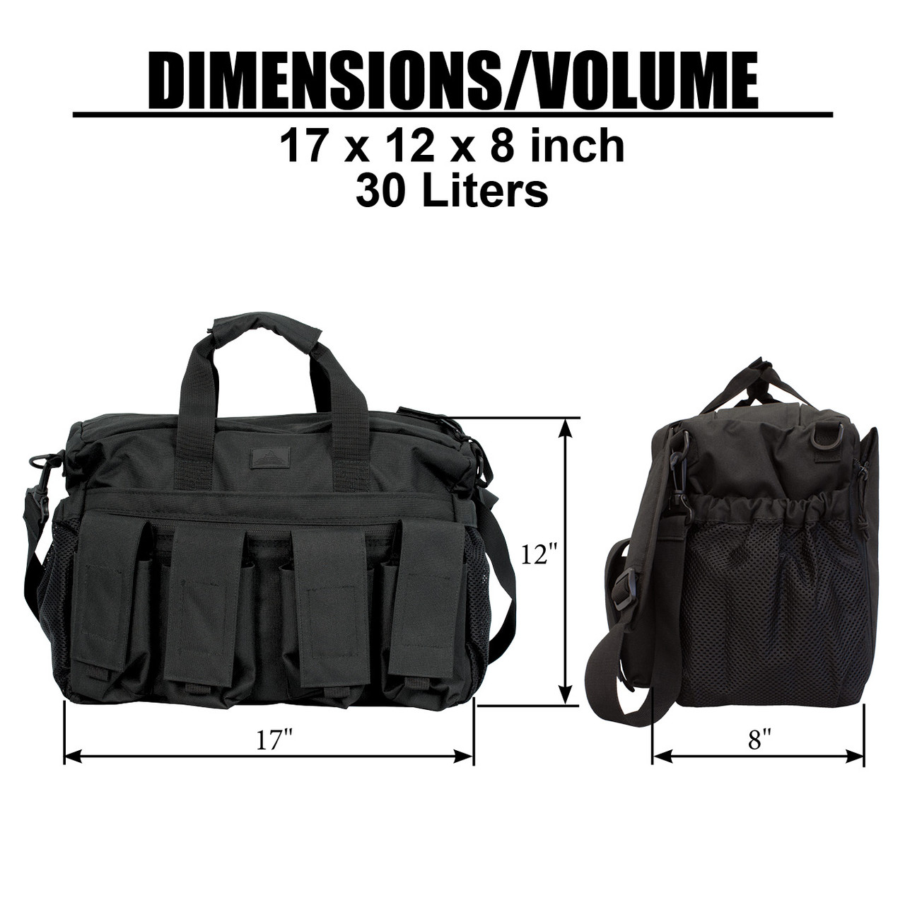 Deluxe Range Bag Dimensions