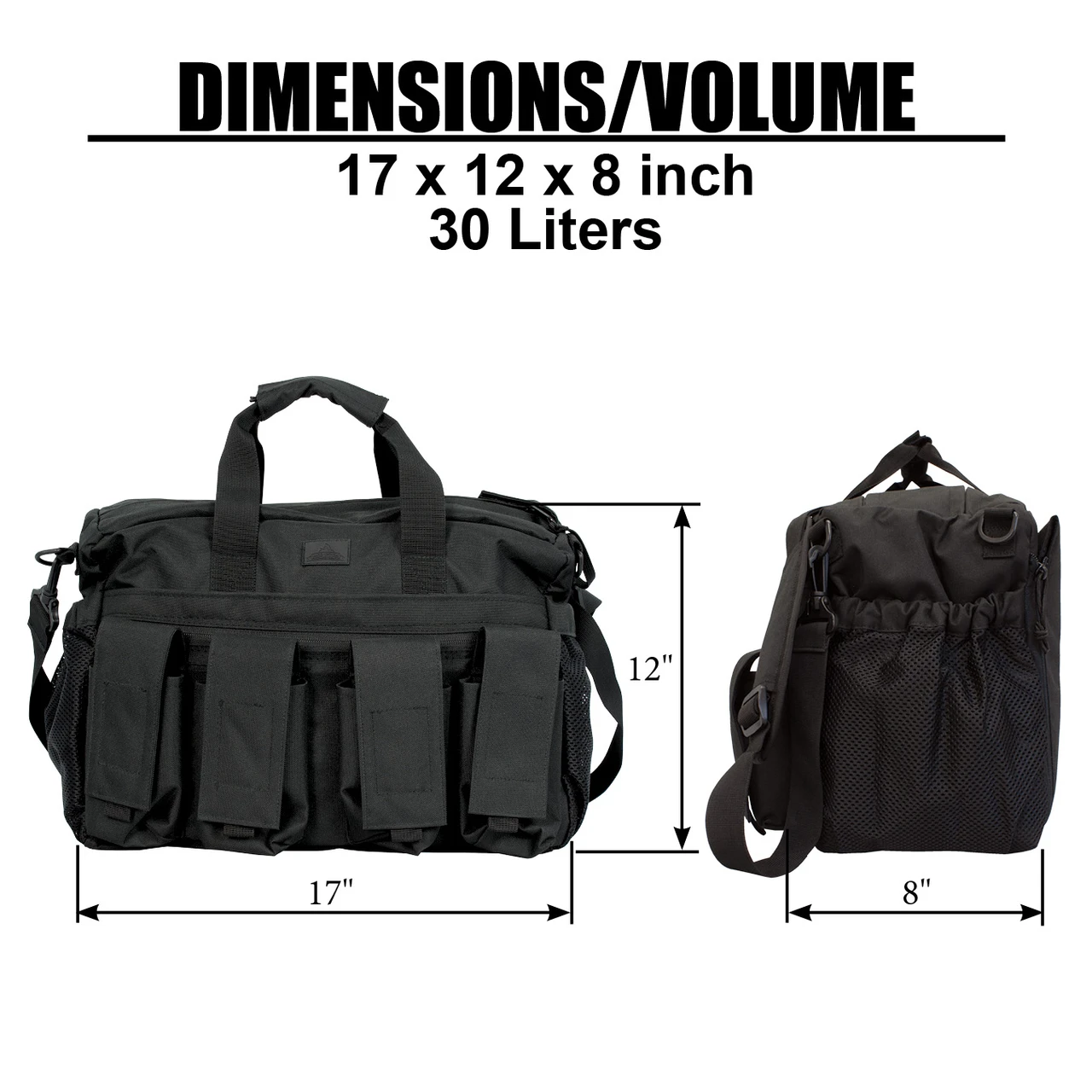Deluxe Range Bag Dimensions