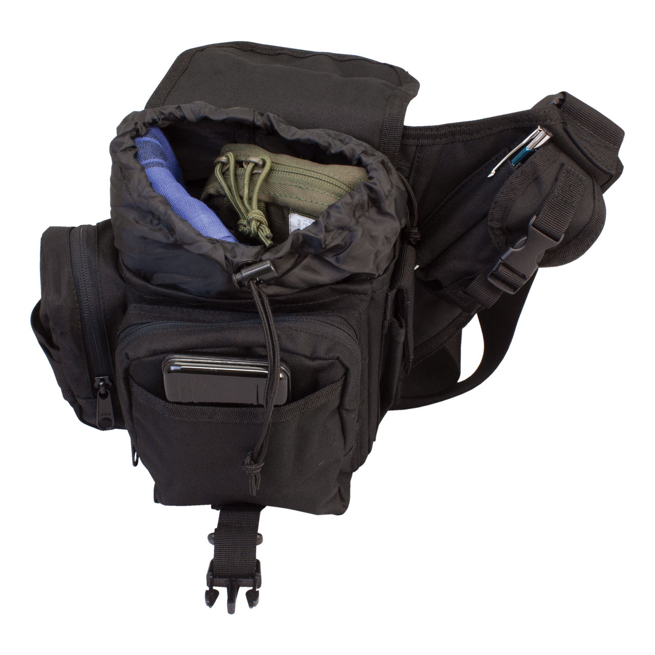 Sidekick Sling Bag - Black - Inside