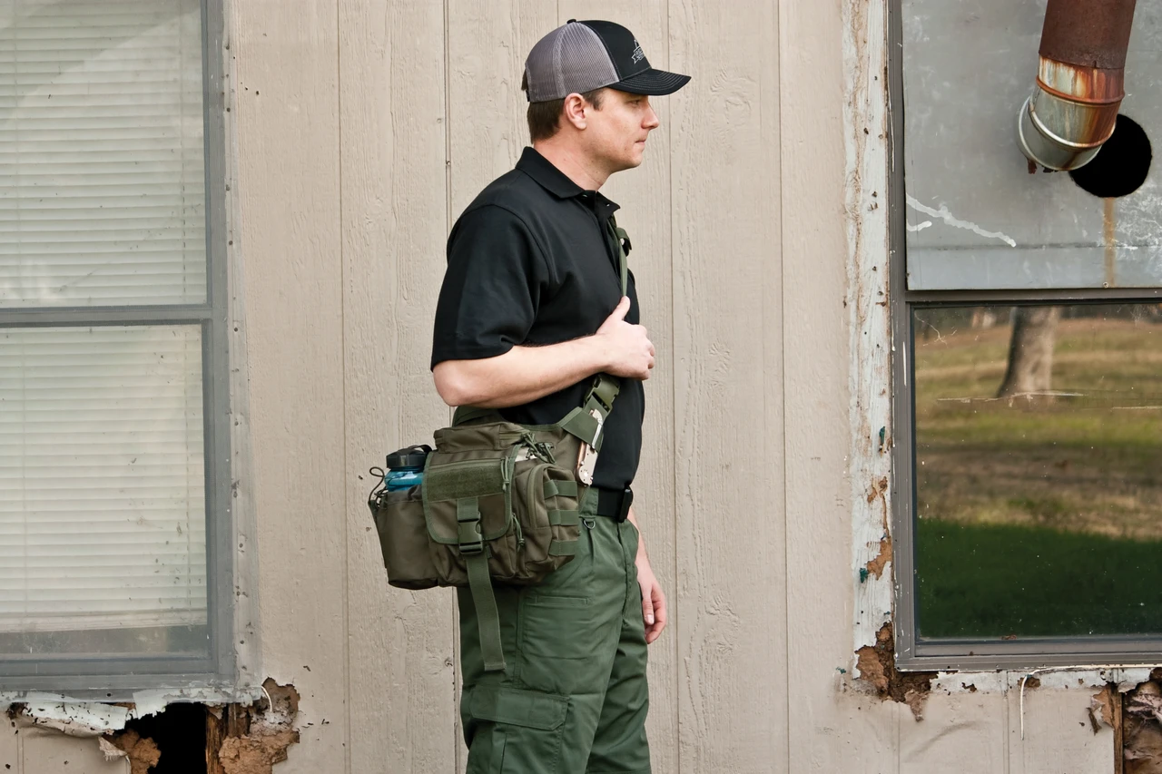 Hipster Sling Bag - Olive Drab