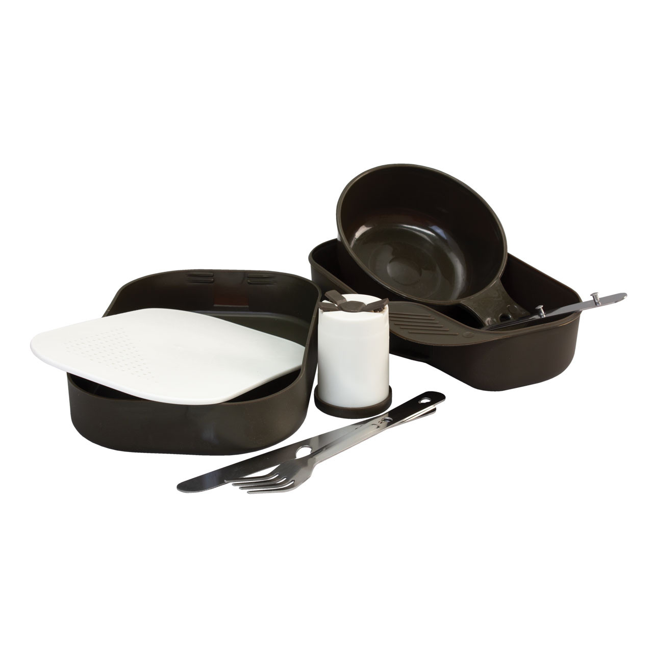 8 Piece Mess Kit - Plastic Camping Mess Kit - Red Rock Outdoor Gear