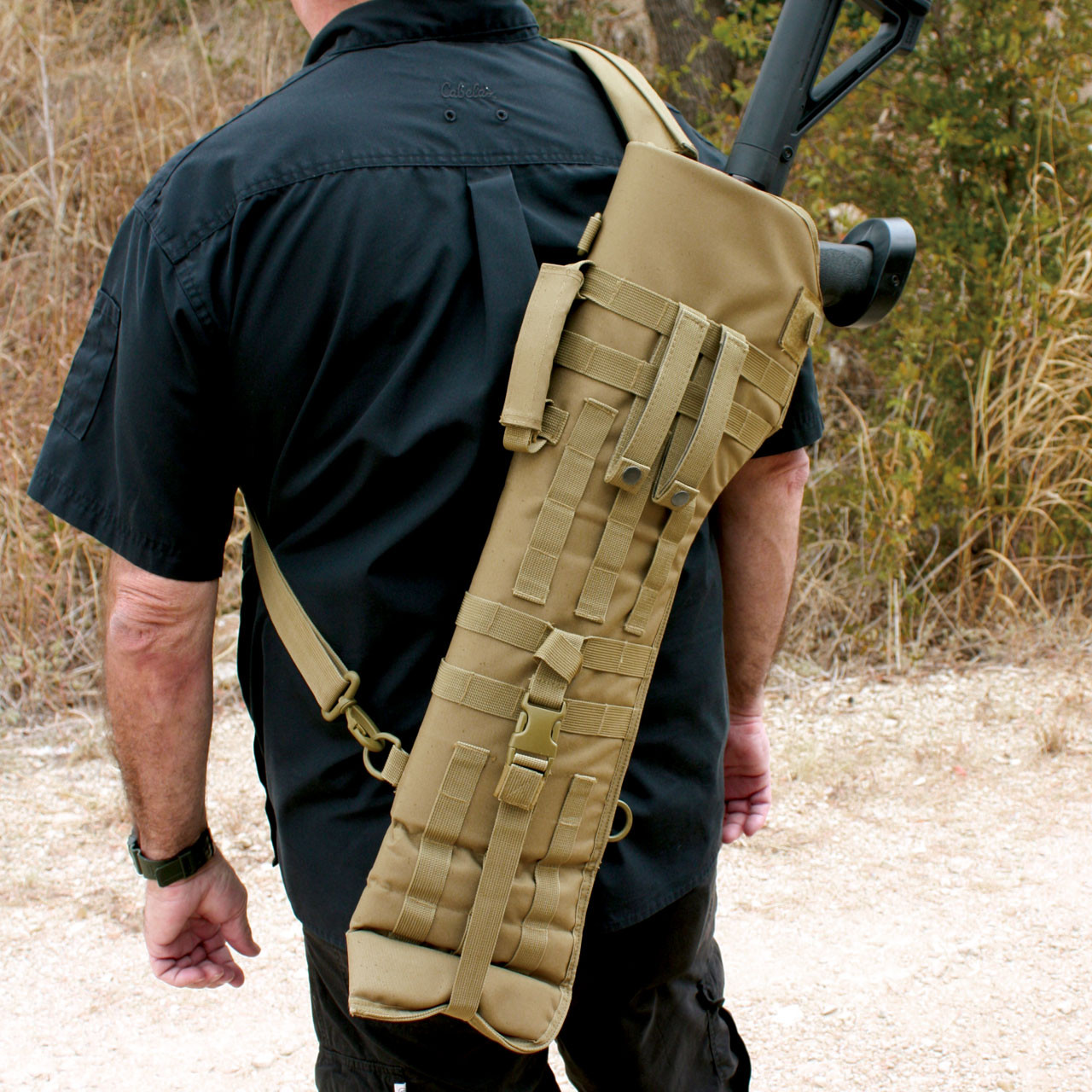 MOLLE Rifle Scabbard - Coyote