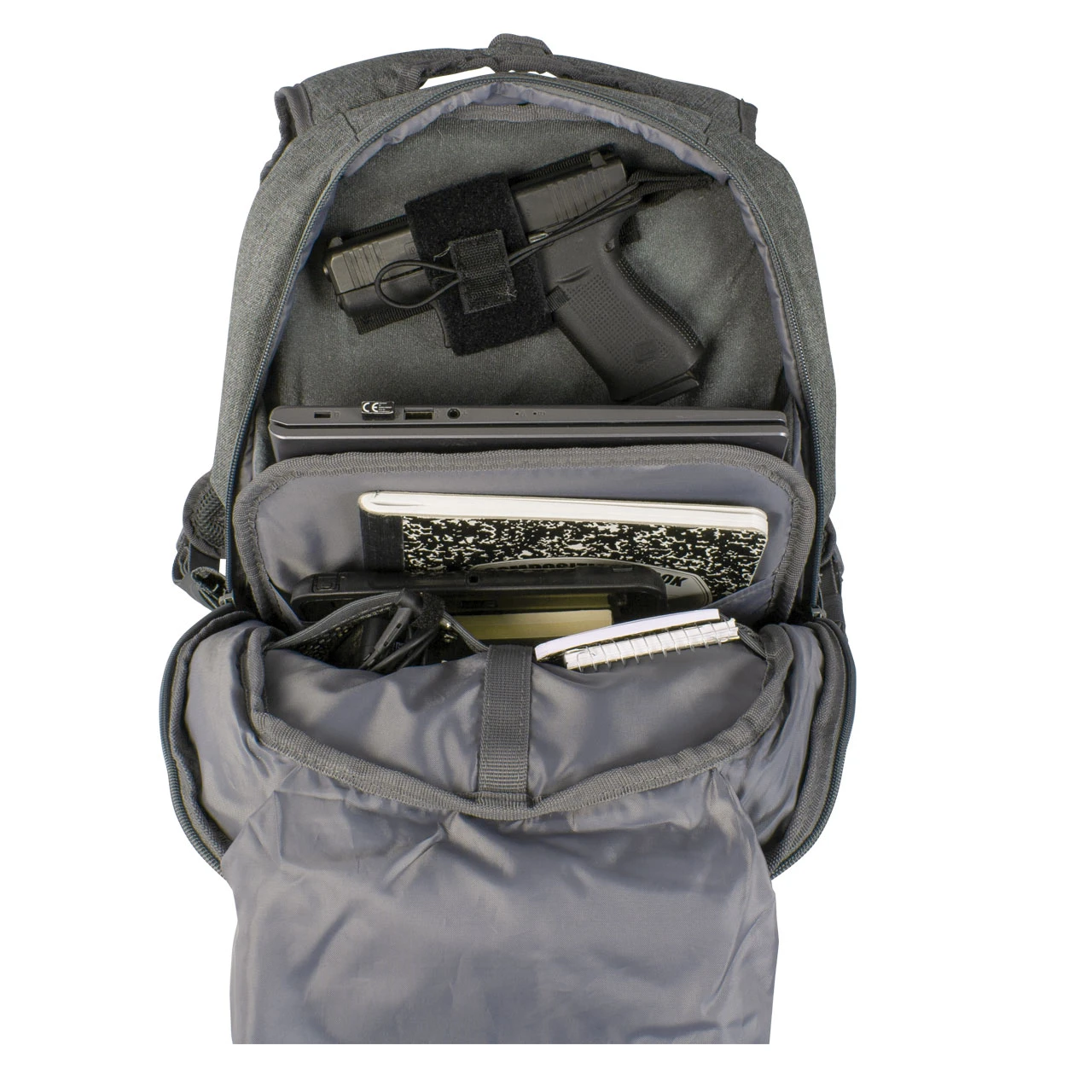 Segundo Front -Gray - CCW Main Compartment