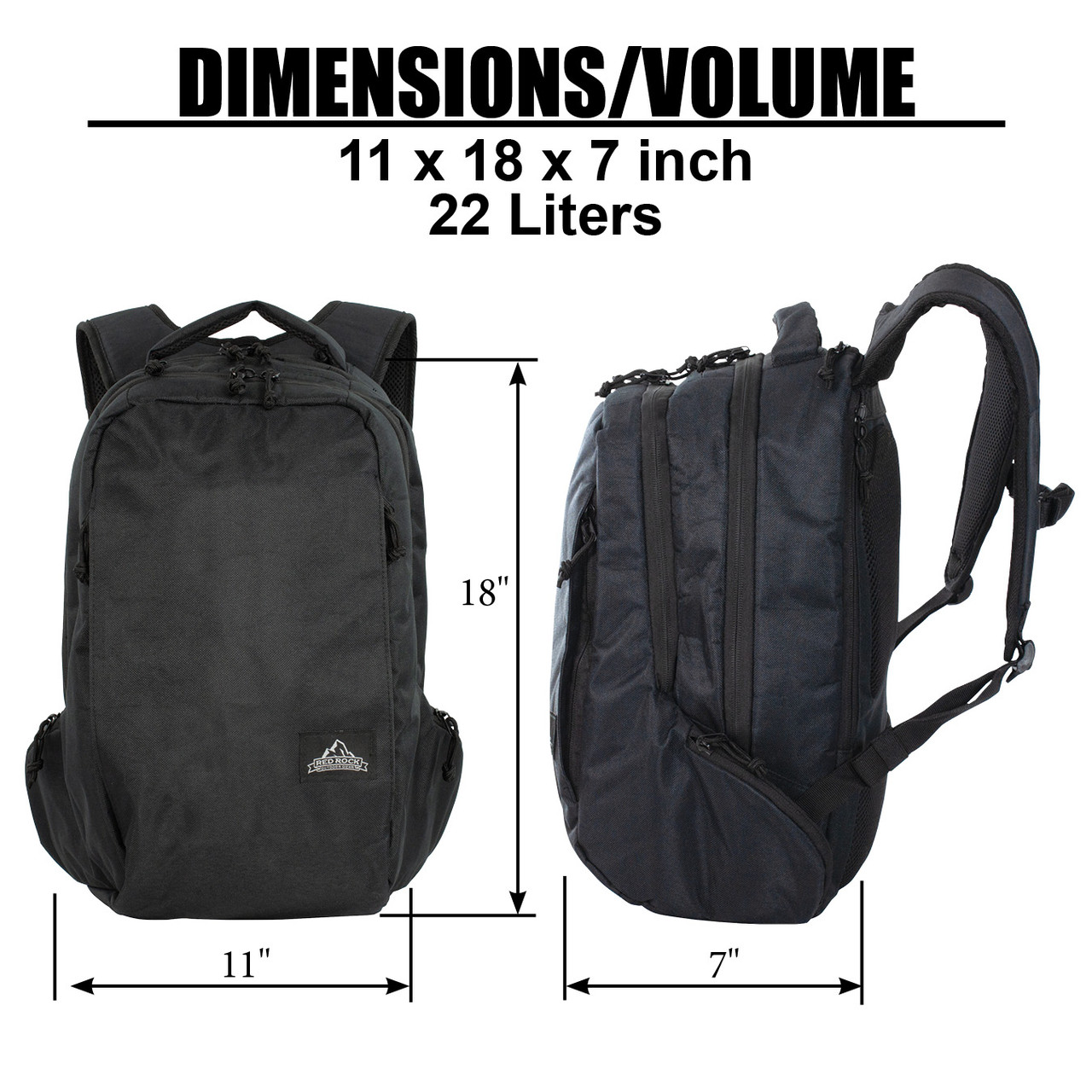 Monterey Backpack Dimensions