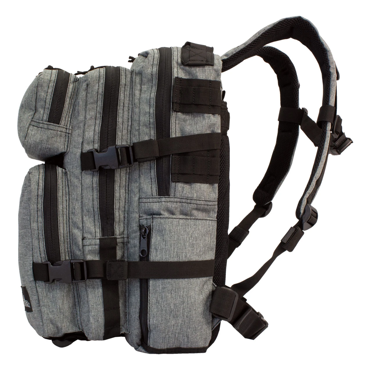 Urban Assault Pack Front -  Gray - Side