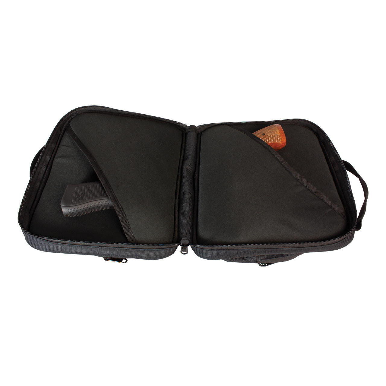 Deluxe Double Pistol Case - Black/OD